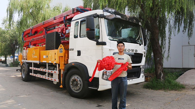 科尼樂混凝土泵車給力，半年時間就回本了